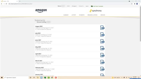 Manage your Amazon Store Card or Amazon Secured Card securely with the Amazon Store Card app. • Pay your bill. • Access your billing statements. • Review your account activity, including transaction amount, transaction status and item details. • View available rewards points. • Set up spending and payment due alerts. 